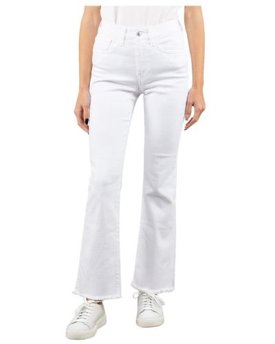 Roy Rogers Boot-Cut Jeans - White