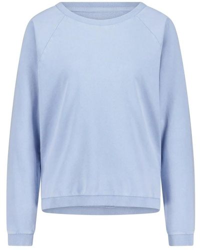 Juvia Sweatshirt marina aus bio-baumwolle - Blau