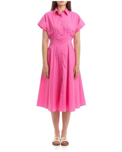 Seventy Midi Dresses - Pink
