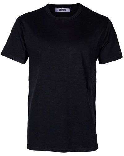 Mauro Grifoni T-shirt regular fit in cotone - Nero