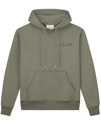 OLAF HUSSEIN Sweatshirts & hoodies > hoodies - Vert