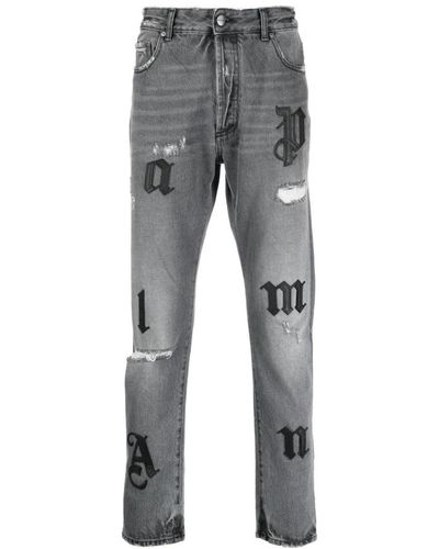 Palm Angels Straight jeans - Gris