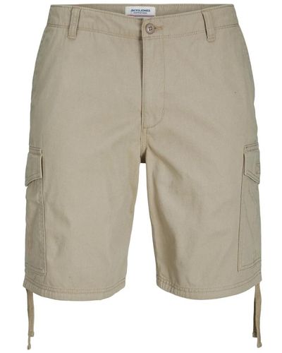 Jack & Jones Stylische cargo shorts mit vielen taschen - Natur
