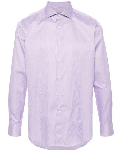 Canali Casual Shirts - Purple