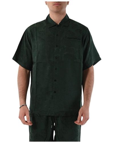 Department 5 Short Sleeve Shirts - Green