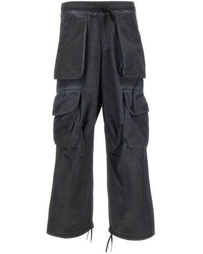 A PAPER KID Wide Trousers - Blue