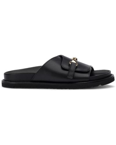 Doucal's Shoes > flip flops & sliders > sliders - Noir