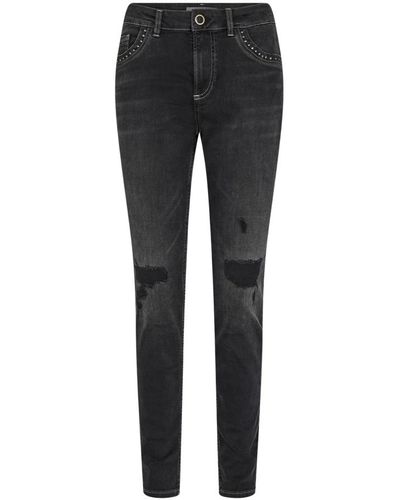 Mos Mosh Jeans mmbradford scratch 155450 grigio scuro - Nero
