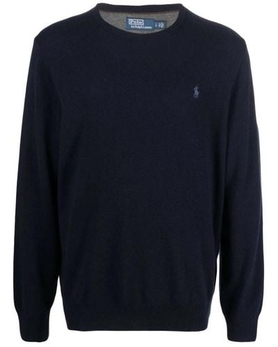 Polo Ralph Lauren Hunter navy pullover sweater - Blau