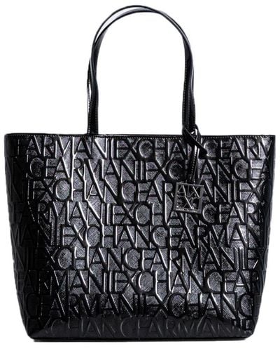 Armani Exchange Shoulder Bags - Black
