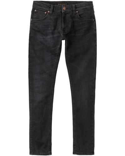 Nudie Jeans Jeans neri organici elasticizzati - Nero