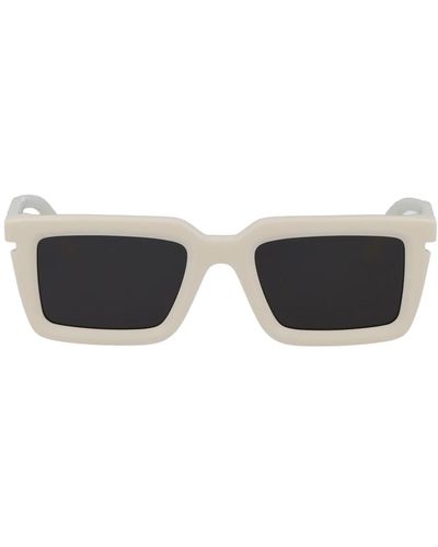 Off-White c/o Virgil Abloh Tucson sonnenbrille für stilvollen sonnenschutz off - Weiß