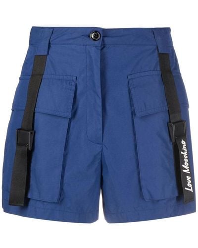 Love Moschino Short Shorts - Blue