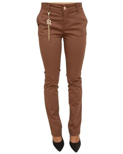 Fracomina Slim-Fit Trousers - Brown