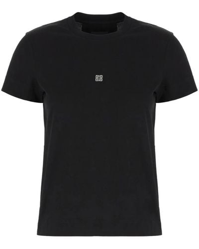 Givenchy Casual baumwoll t-shirt - Schwarz