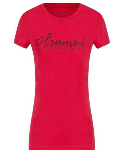 Armani T-shirt 8nyt91 yjg3z - Rouge