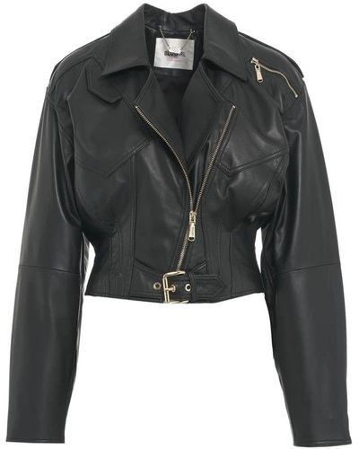 Blugirl Blumarine Leather Jackets - Black