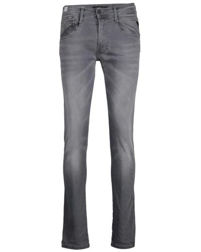Replay Slim-fit Jeans - Grau