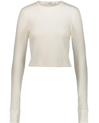 Wardrobe NYC Hailey bieber magliette a maniche lunghe - Bianco