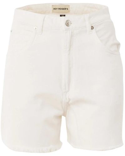 Roy Rogers Short Shorts - White