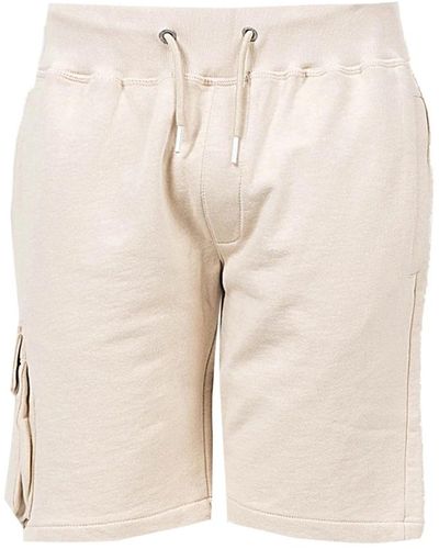 Pepe Jeans Einfache Shorts mit verstellbarem Bund und Taschen - Natur