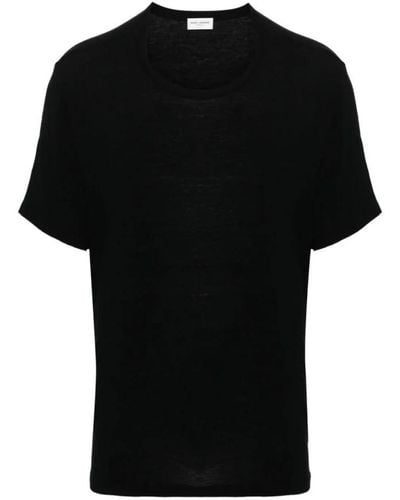Saint Laurent T-Shirts - Black