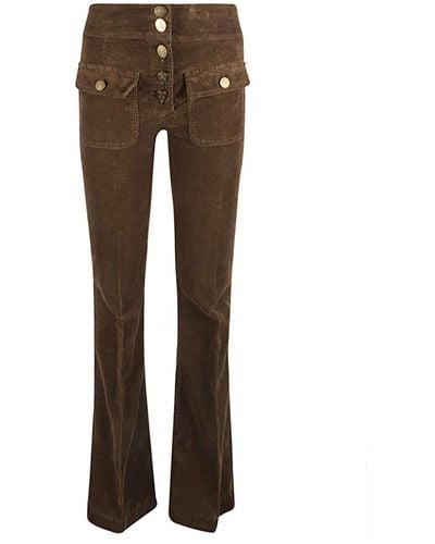 The Seafarer Wide Trousers - Brown