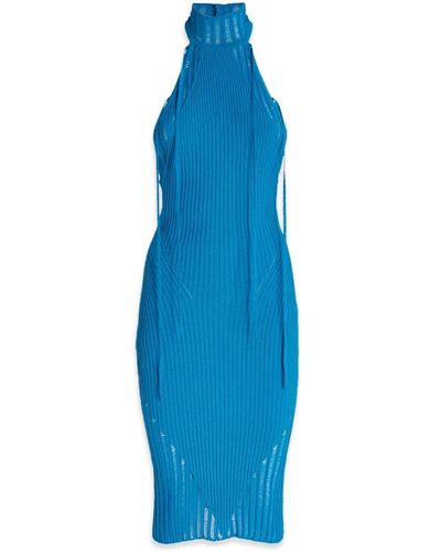 ANDREA ADAMO Maxi dresses - Azul