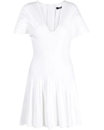 Balmain Short Dresses - White