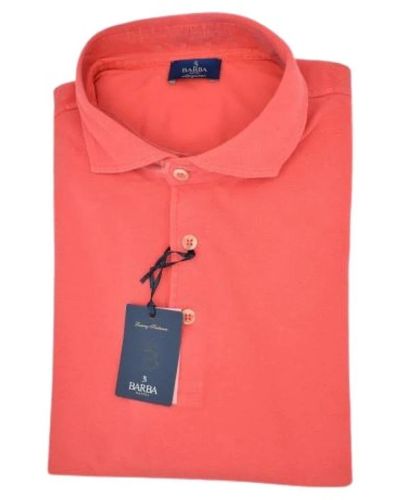 Barba Napoli Polo Shirts - Pink