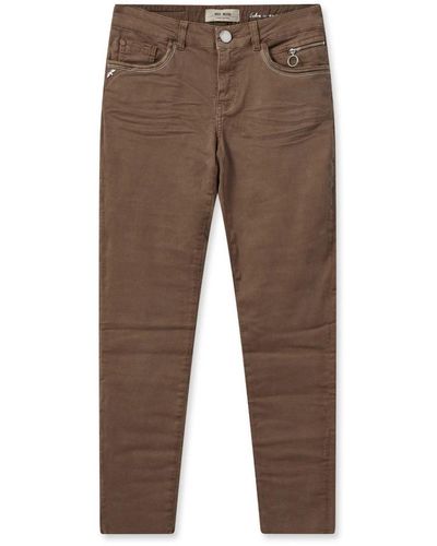 Mos Mosh Slim-Fit Jeans - Brown