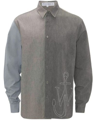 JW Anderson Casual shirts - Grau