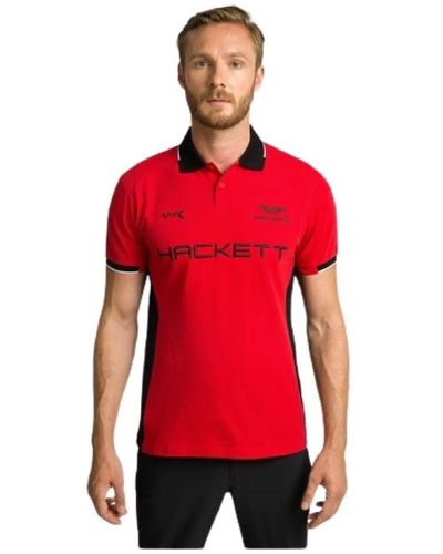 Hackett Tops > polo shirts - Rouge