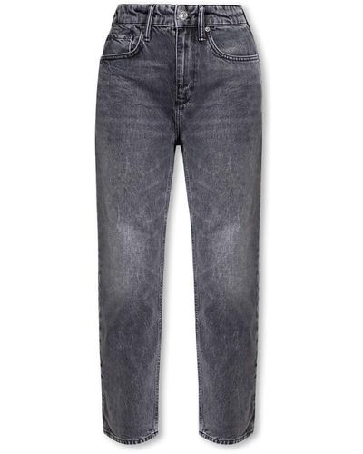 AllSaints Zoey jeans dritti - Grigio