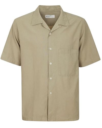 Universal Works Short Sleeve Shirts - Natural