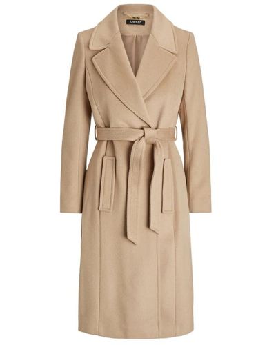 Ralph Lauren Coats > belted coats - Neutre
