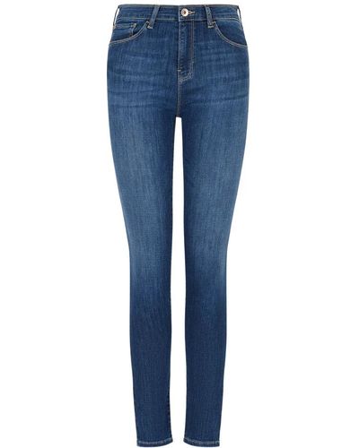 Emporio Armani Jeans > skinny jeans - Bleu