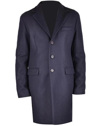 DSquared² Single-Breasted Coats - Blue