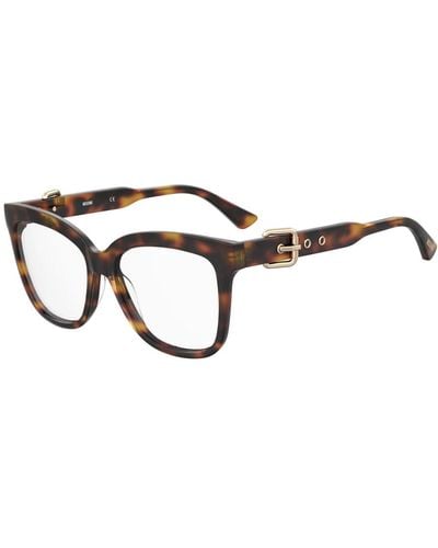 Moschino Mos609 086 avana occhiali - Marrone