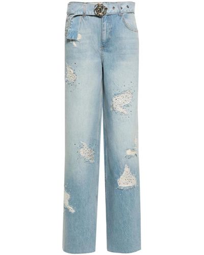 Blugirl Blumarine Blaue jeans für frauen
