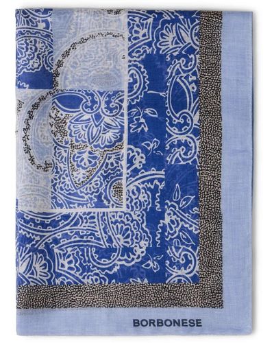 Borbonese Winter scarves - Blau