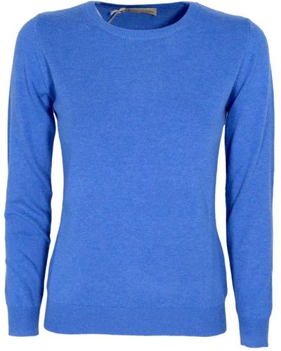 Cashmere Company Round-Neck Knitwear - Blue