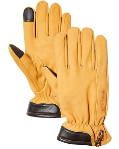 Timberland Leder touchscreen handschuhe, leder touchscreen handschuhe - Mettallic
