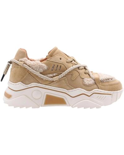 Dwrs Label Trainers - Natural
