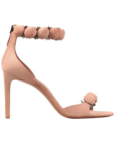 Alaïa Shoes > sandals > high heel sandals - Rose