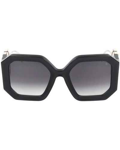 Philipp Plein Stylische sonnenbrille spp067,schwarze sonnenbrille mit original-etui - Grau