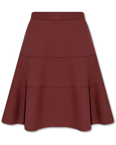 See By Chloé Flared skirt - Rouge