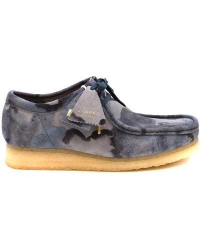 Clarks Laced Shoes - Blue