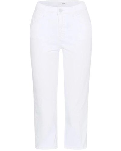 Brax Slim fit capri jeans - Blanco