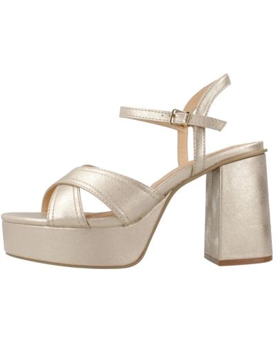 MTNG Elegante high heel sandalen - Mettallic